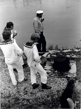 Posiłek nad Dunajem 1972, foto Jerzy Szkutnicki